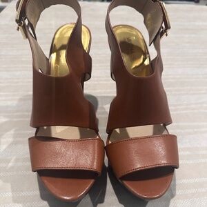Michael Kors Brown Platform Heel